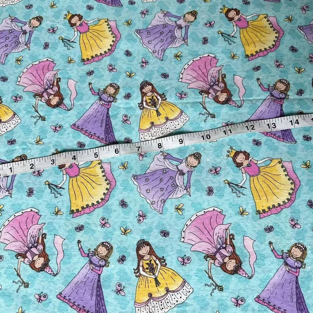 Princess Portraits Fabric Princess Fabric Quilting Cotton Fabric 1yd 15